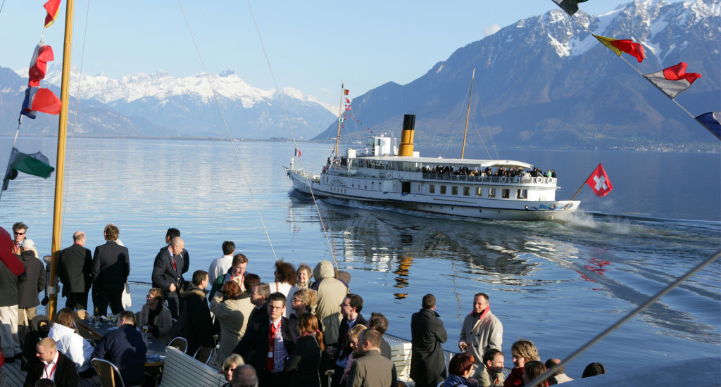 Lausanne Genfer See Schifffahrt Umgebung neu